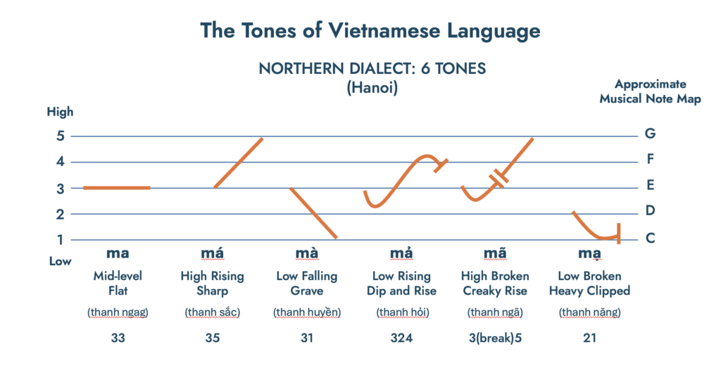 Vietnamese, Northern Vietnamese