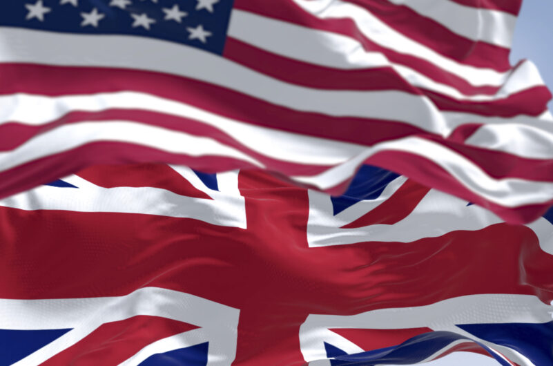 American English, British English, UK English, US English